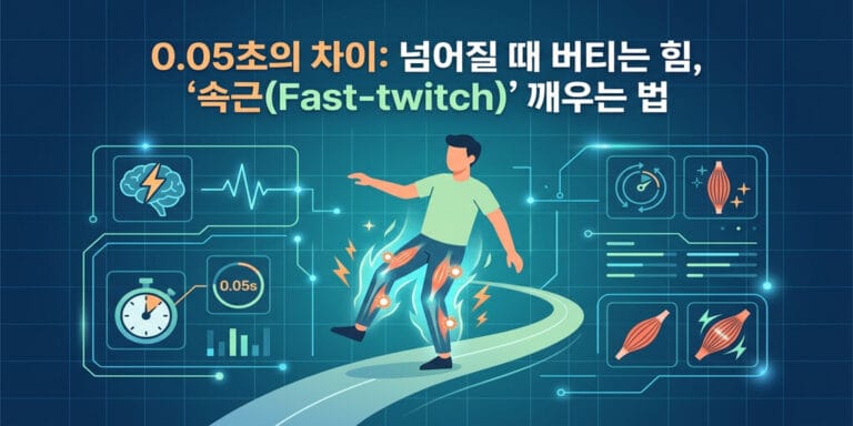 0.05초의 차이: 넘어질 때 버티는 힘, ‘속근(Fast-twitch)’ 깨우는 법