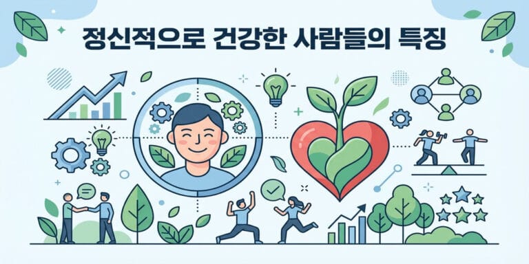 정신적으로 건강한 사람들의 특징