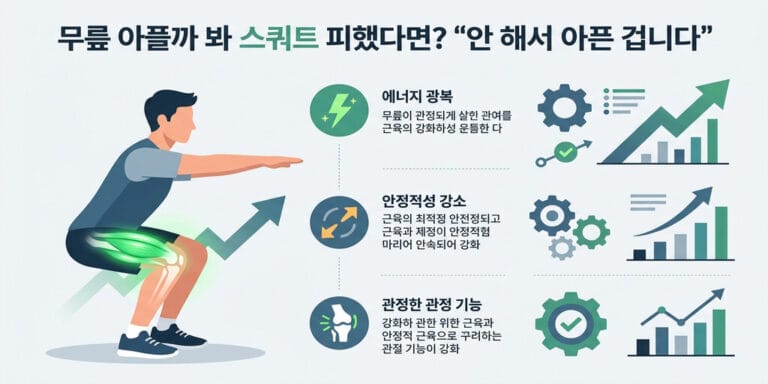 무릎 아플까 봐 스쿼트 피했다면? “안 해서 아픈 겁니다”