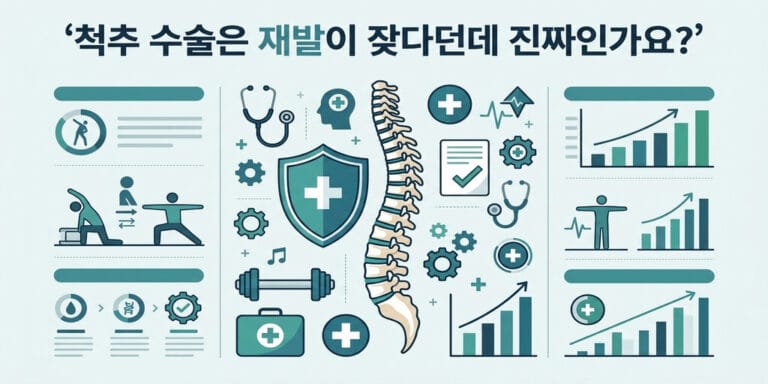 척추 수술은 재발이 잦다던데 진짜인가요?
